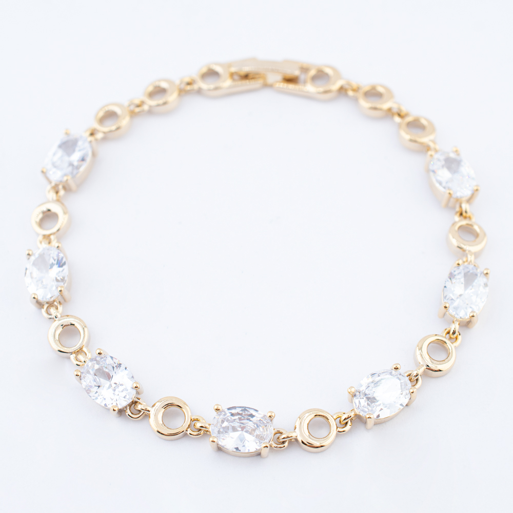 PULSERA CHAPA CRYSTIME