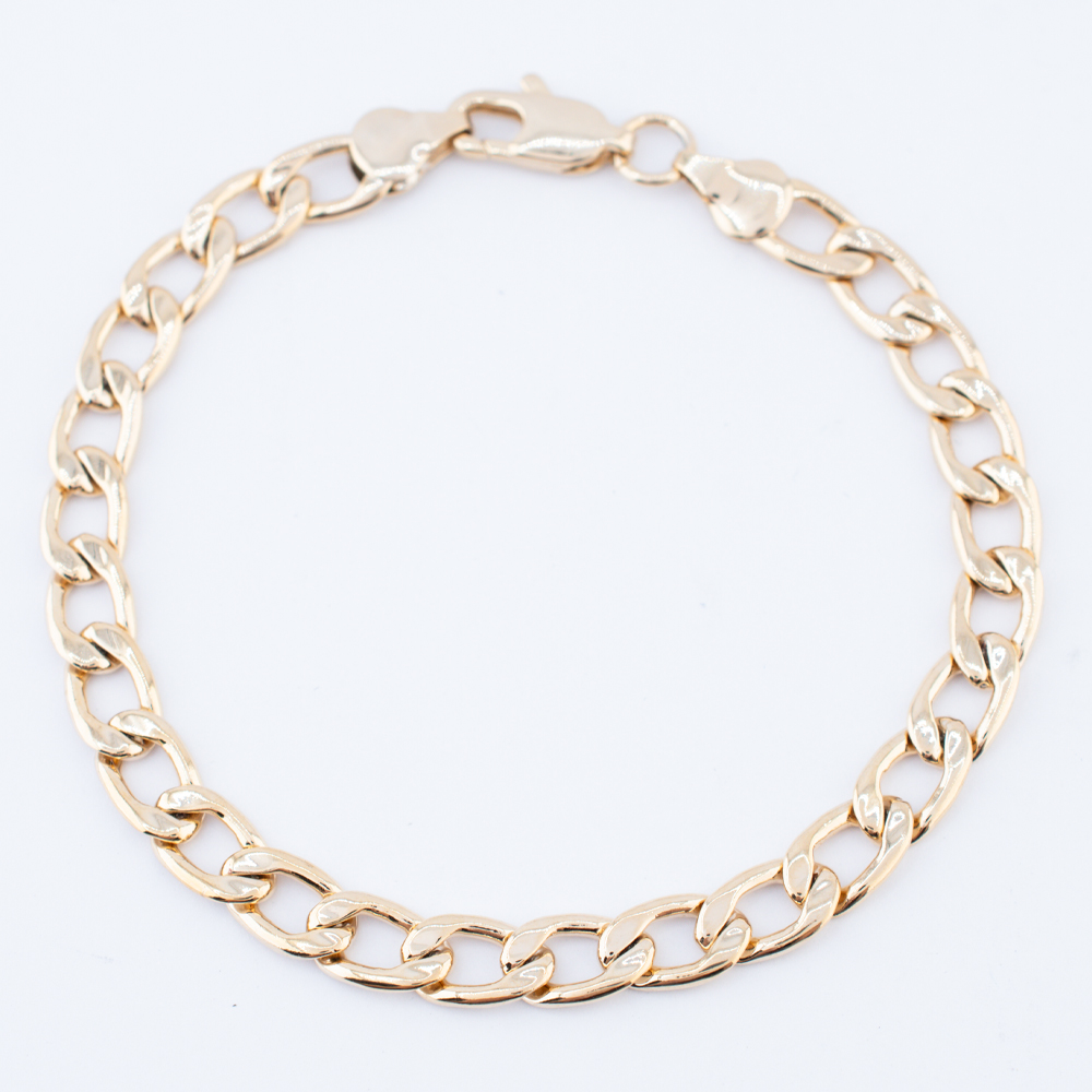 PULSERA CHAPA GOLDEN CASTING