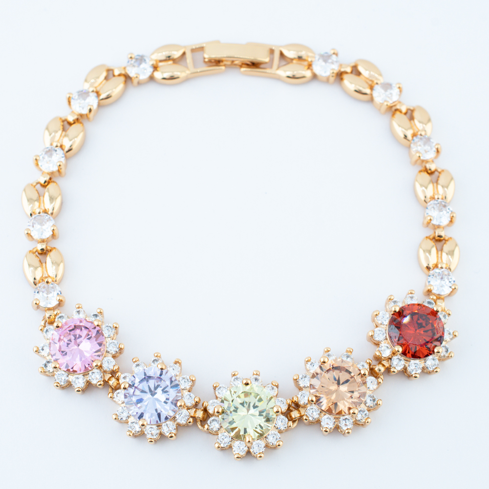 PULSERA CHAPA CRYSTIME