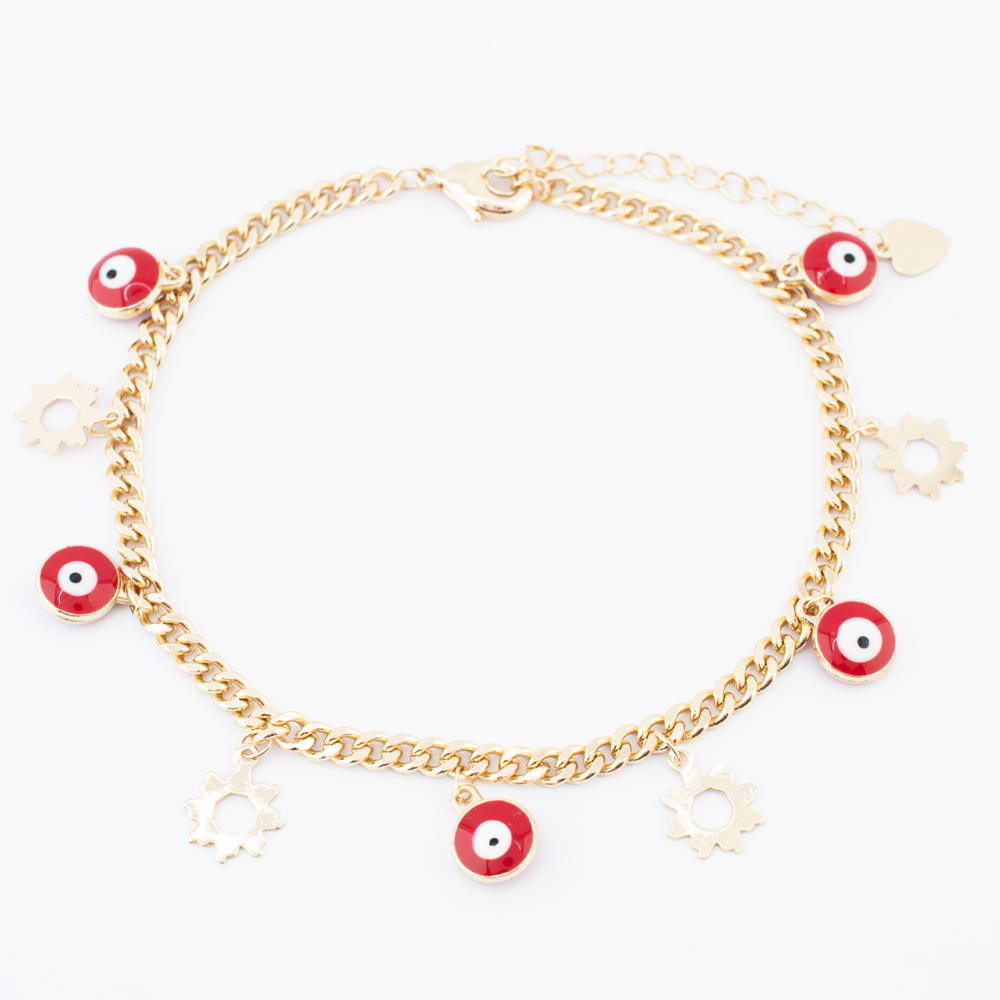 PULSERA CHAPA GOLDEN COLORS