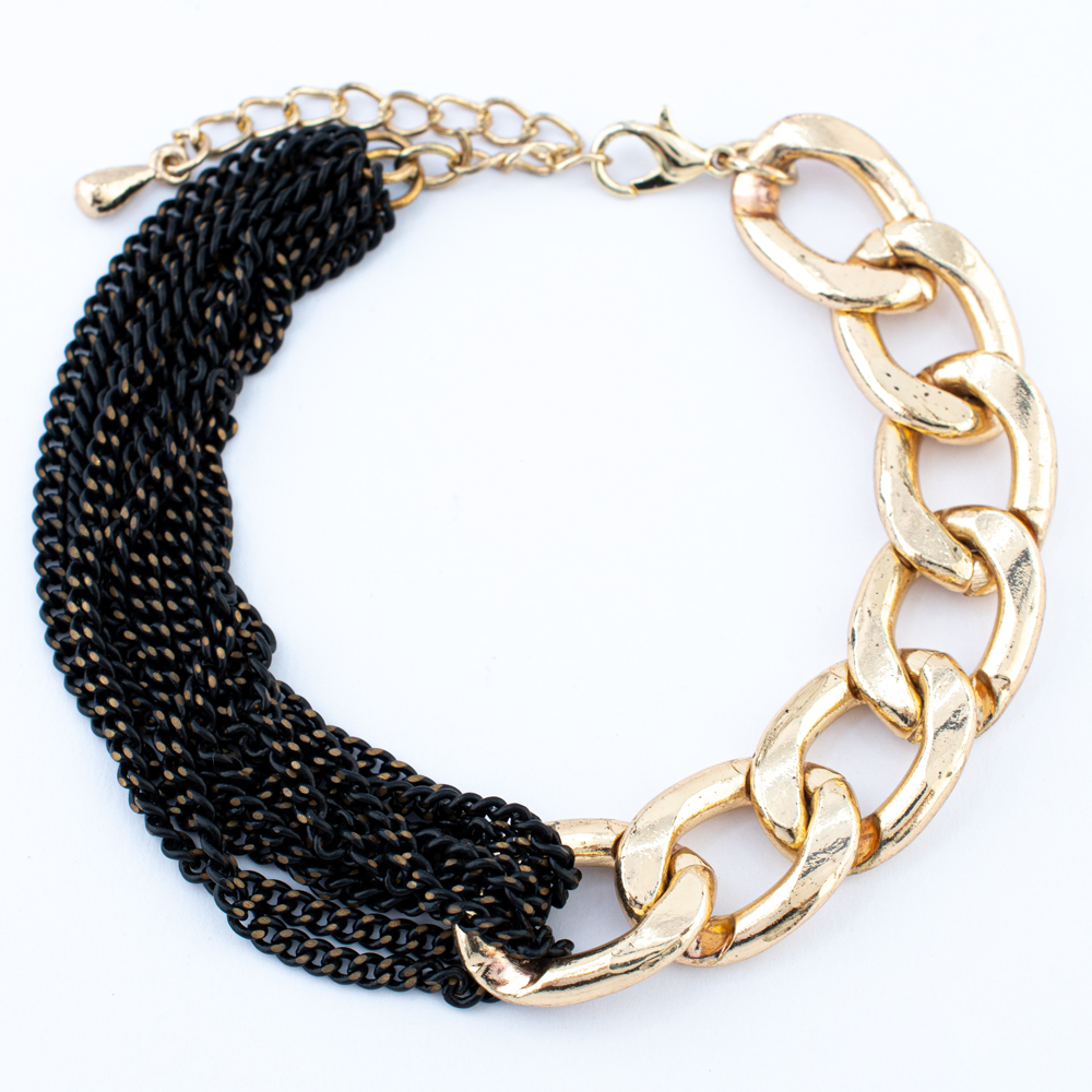PULSERA CHAPA GOLDEN CASTING