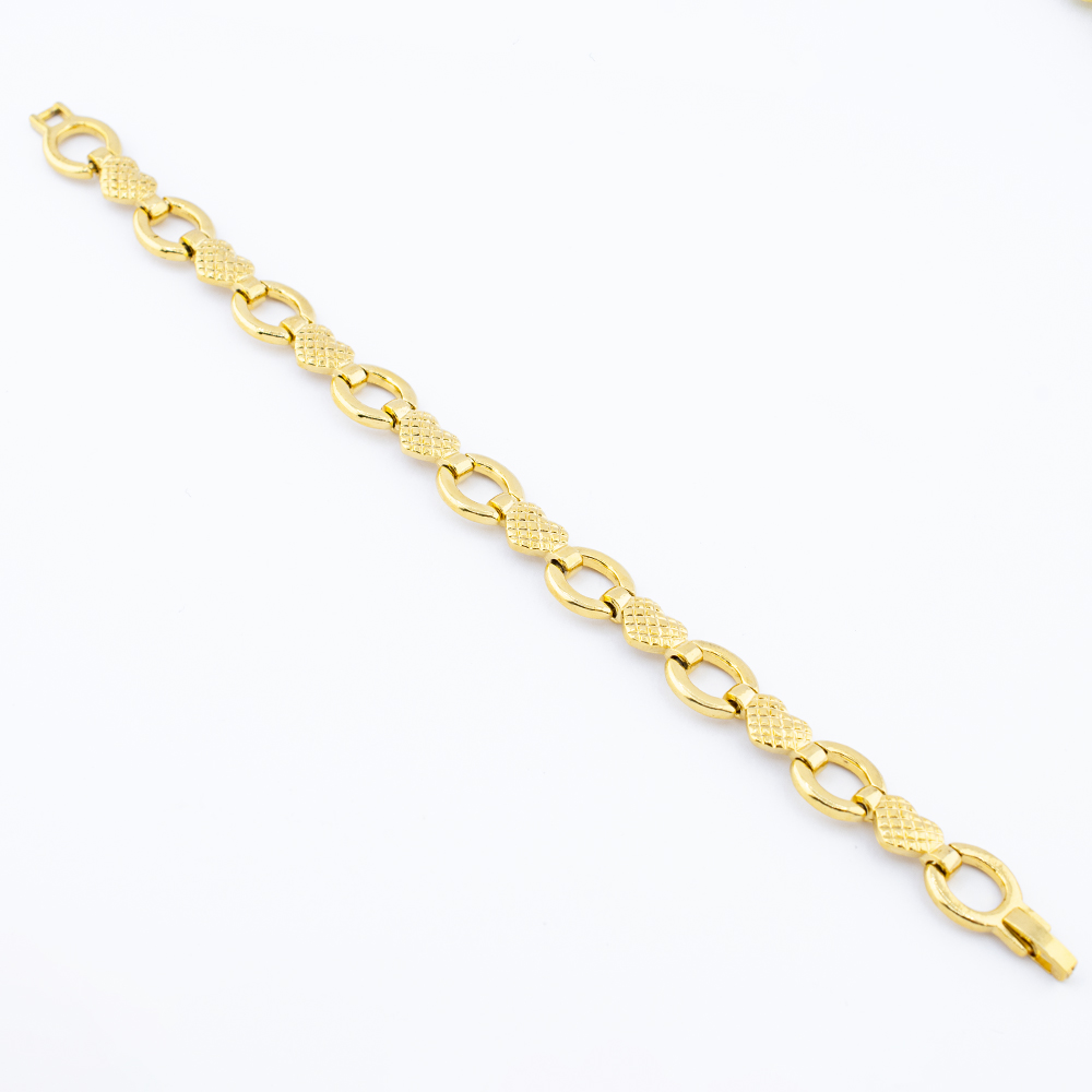 PULSERA CHAPA GOLDEN CASTING