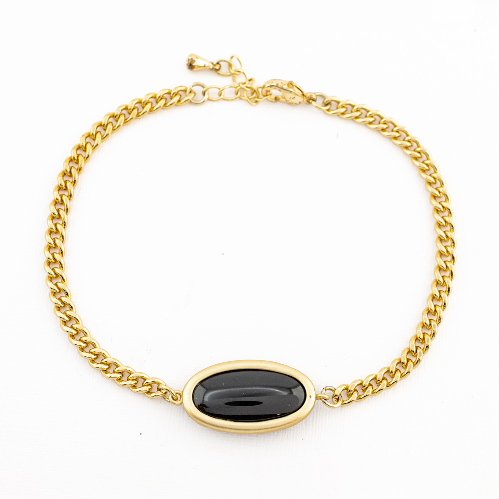 PULSERA CHAPA GOLDEN COLORS
