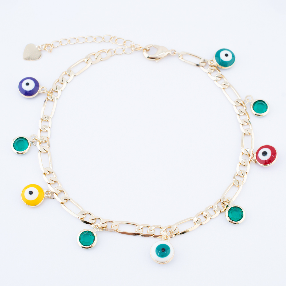 PULSERA CHAPA GOLDEN COLORS