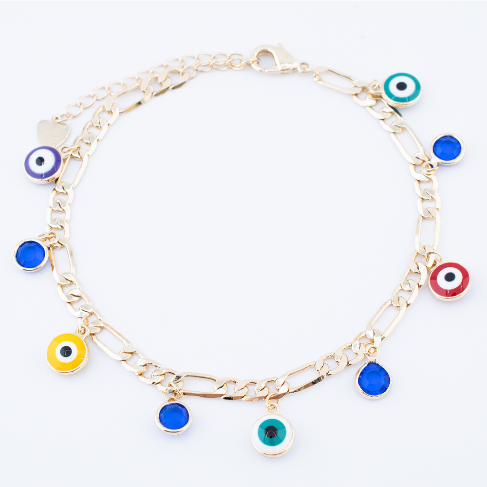 PULSERA CHAPA GOLDEN COLORS