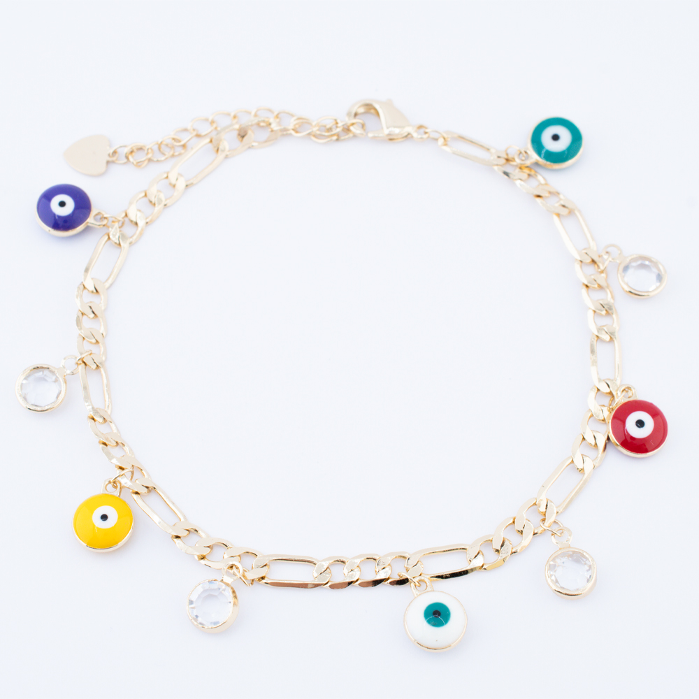 PULSERA CHAPA GOLDEN COLORS