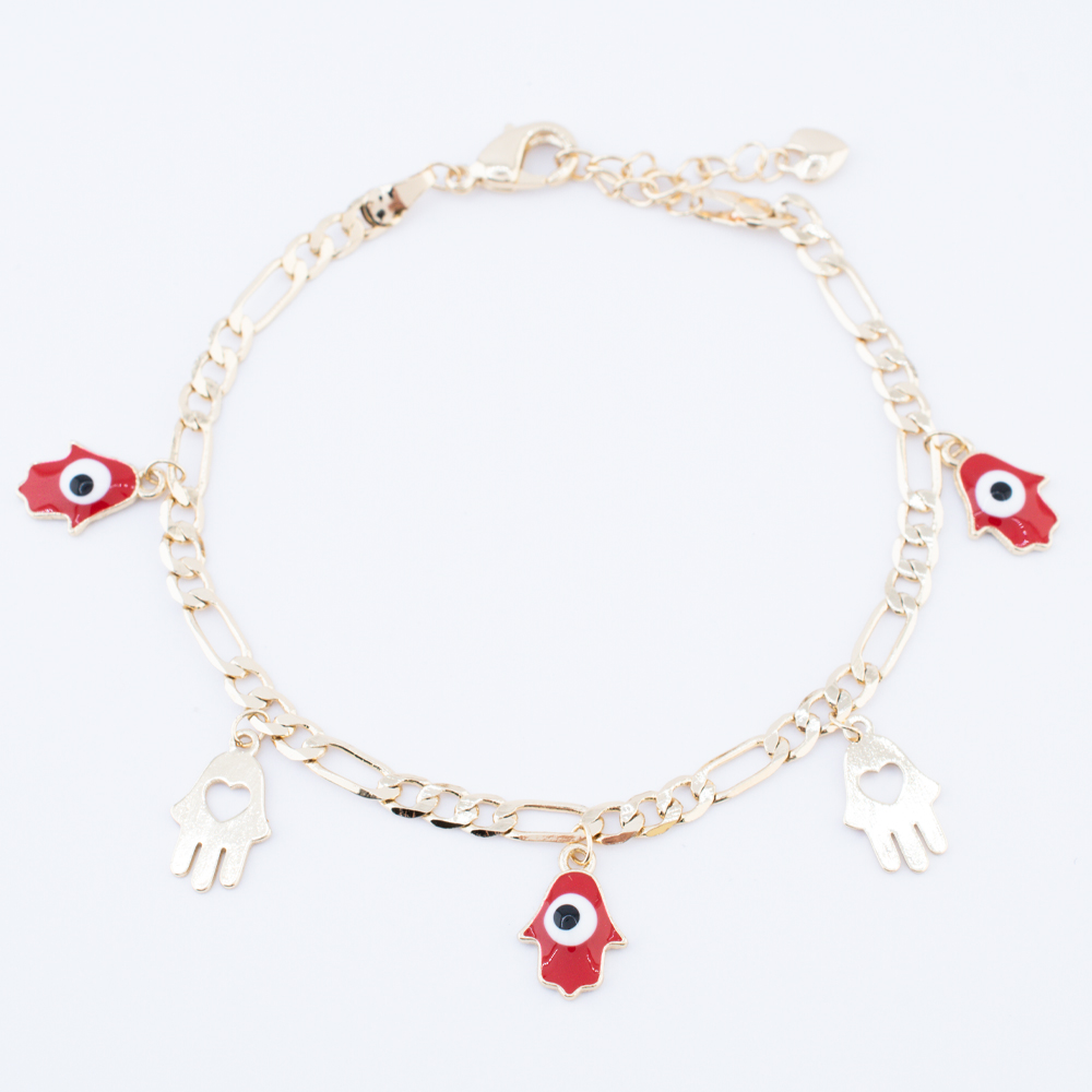 PULSERA CHAPA GOLDEN COLORS