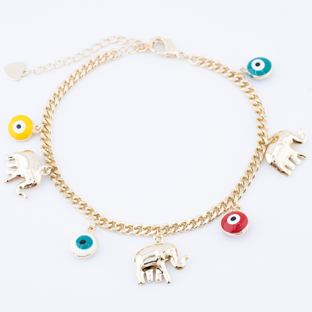PULSERA CHAPA GOLDEN COLORS
