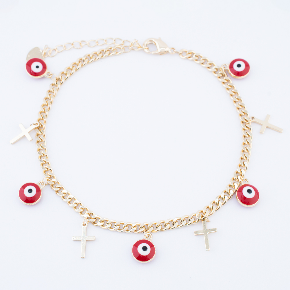 PULSERA CHAPA GOLDEN COLORS