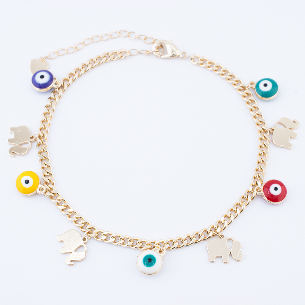 PULSERA CHAPA GOLDEN COLORS