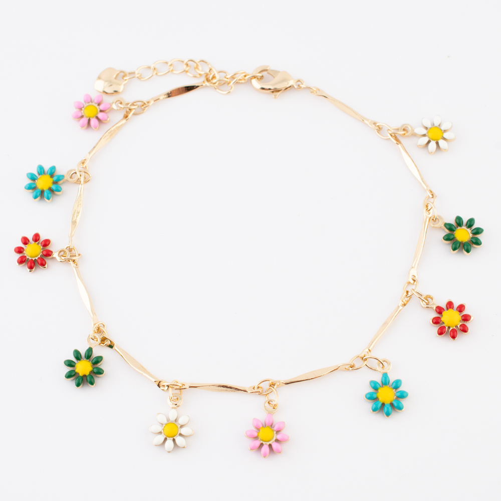 PULSERA CHAPA GOLDEN COLORS