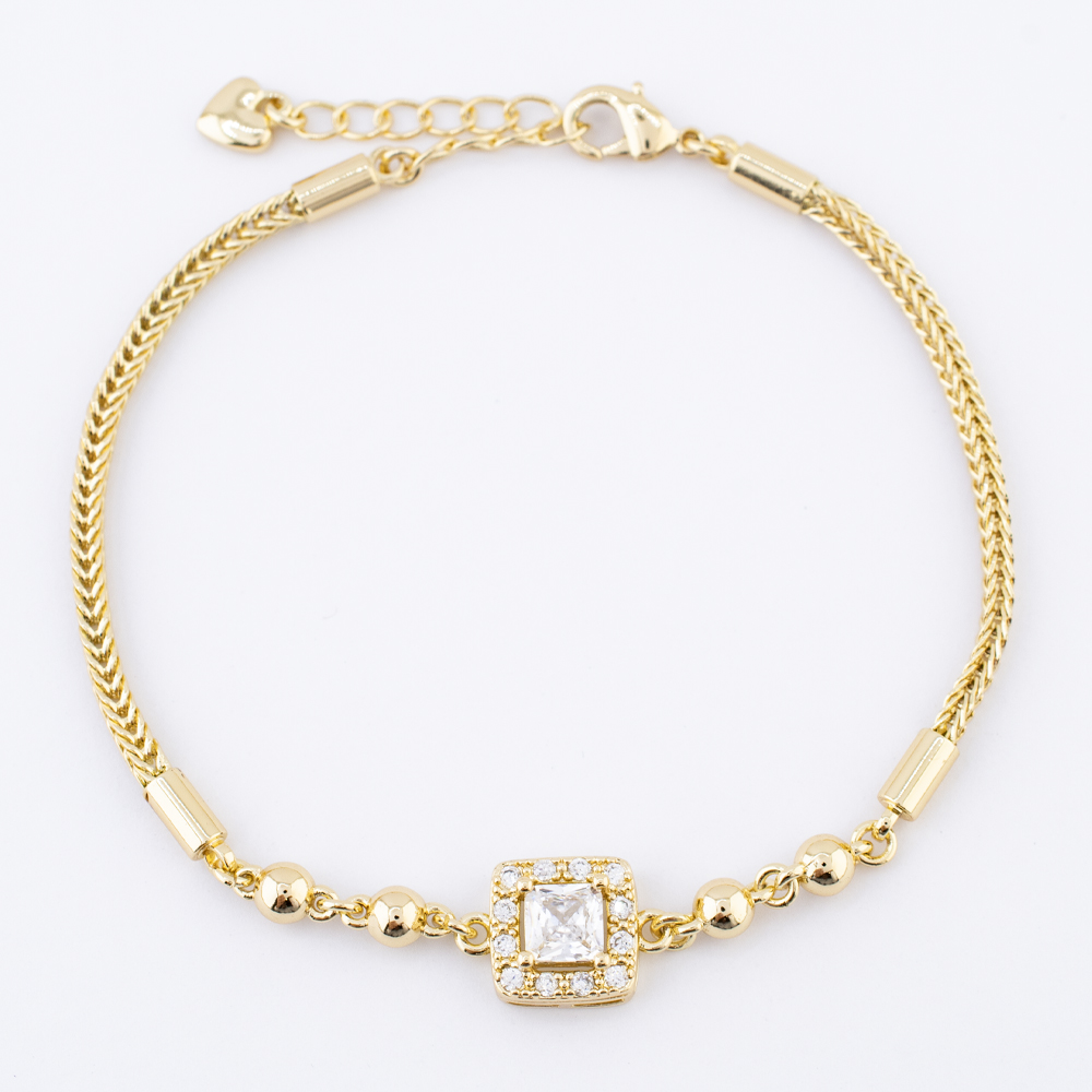 PULSERA CHAPA CRYSTIME