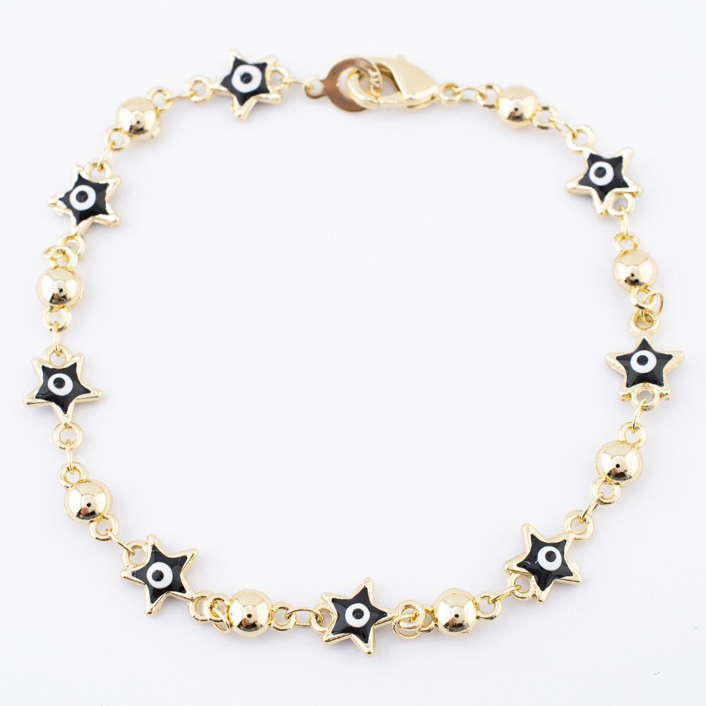 PULSERA CHAPA GOLDEN COLORS