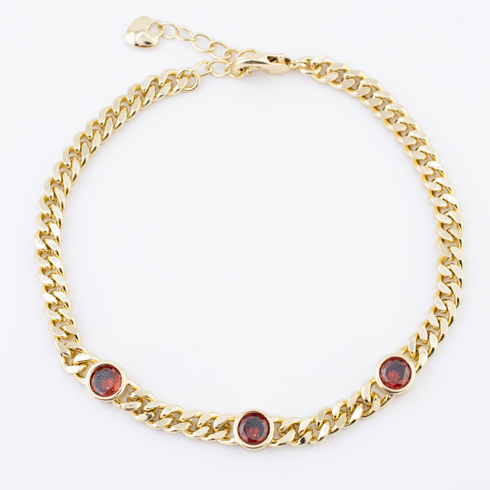 PULSERA CHAPA CRYSTIME