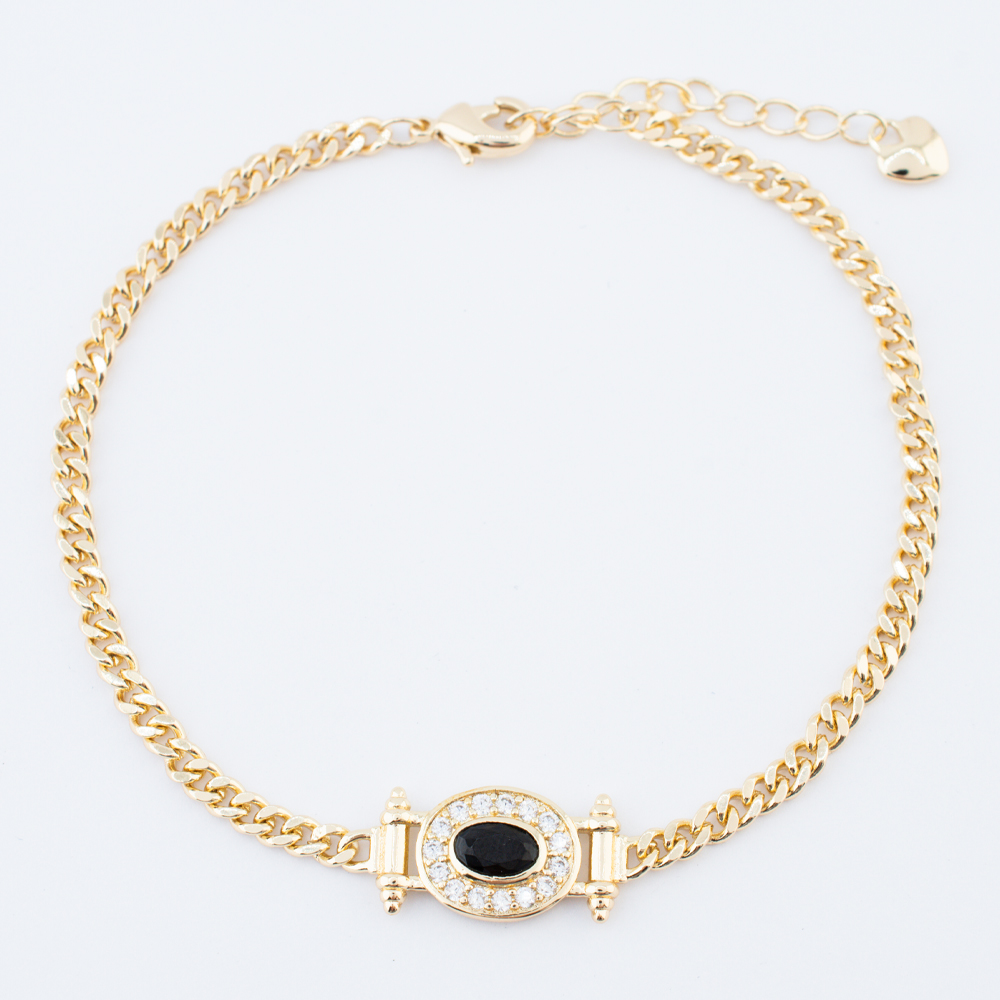 PULSERA CHAPA CRYSTIME