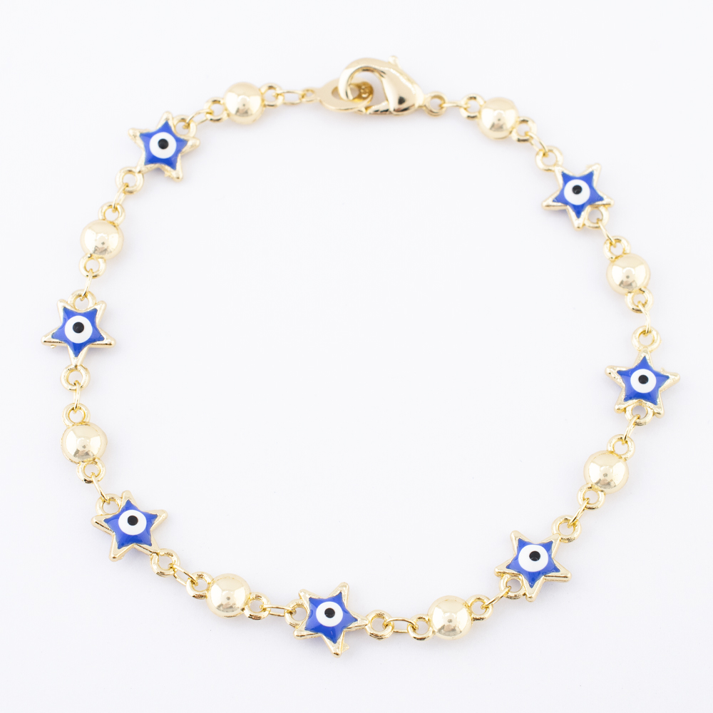PULSERA CHAPA GOLDEN COLORS