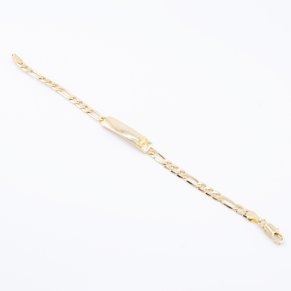 PULSERA CHAPA GOLDEN CASTING