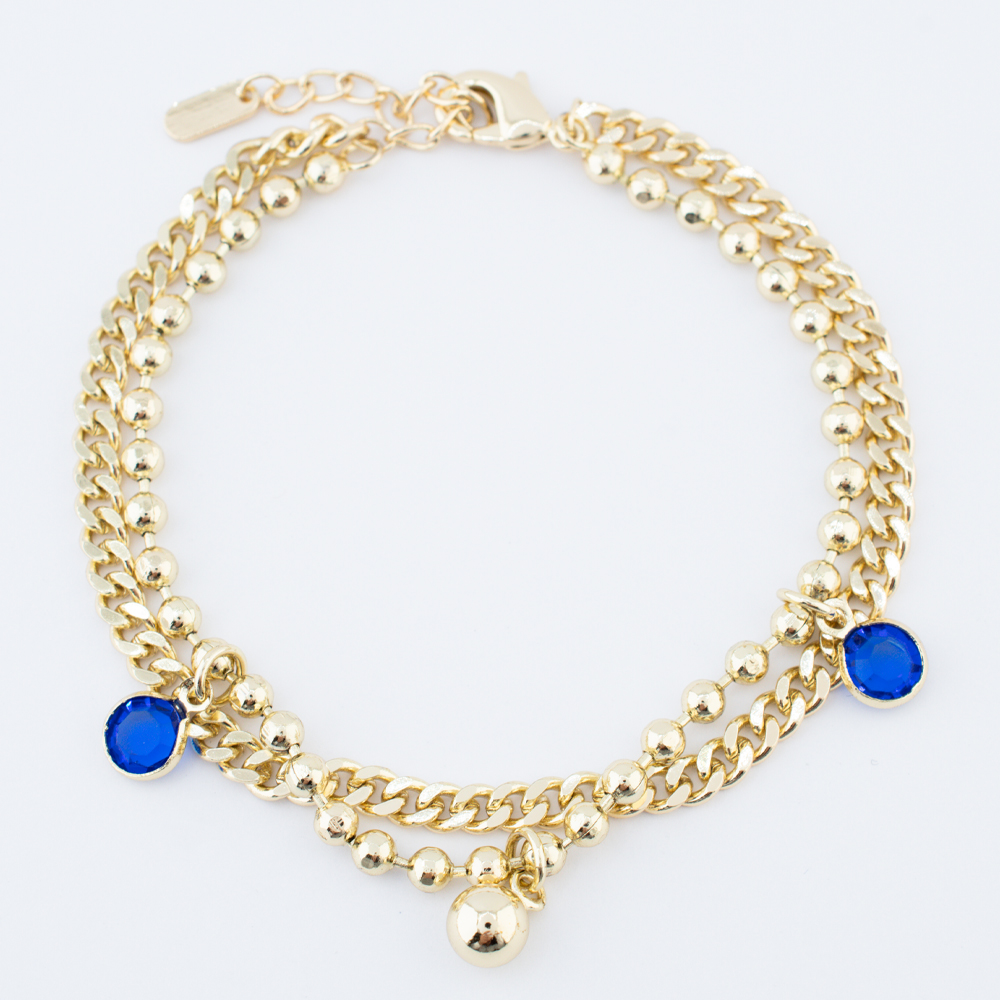 PULSERA CHAPA CRYSTIME