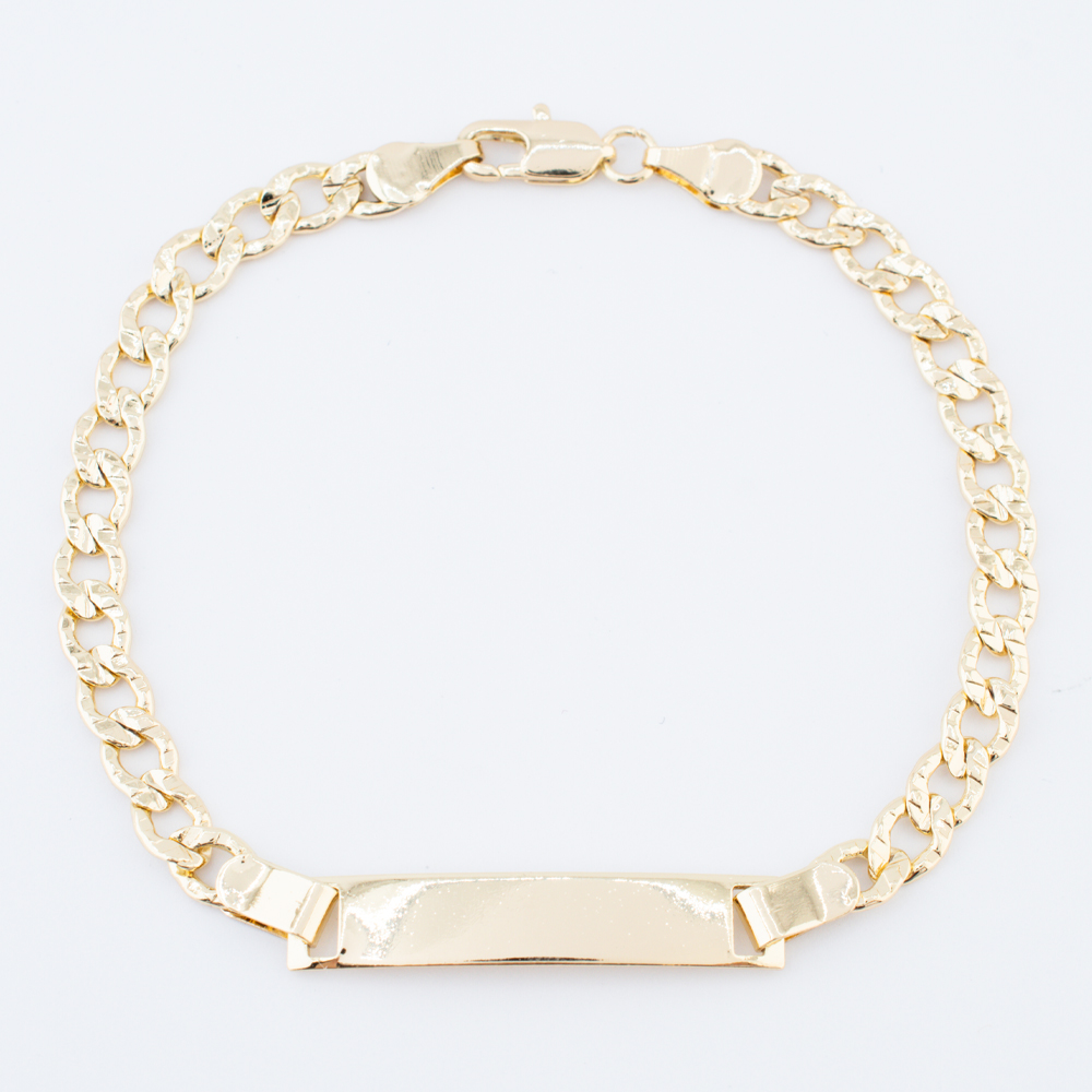 PULSERA CHAPA GOLDEN CASTING