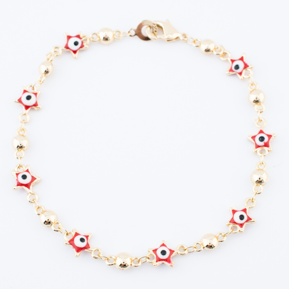 PULSERA CHAPA GOLDEN COLORS