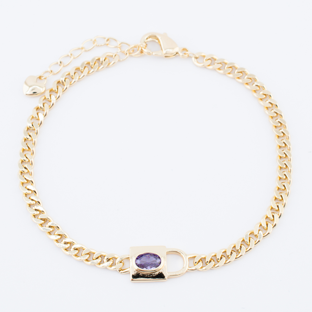 PULSERA CHAPA CRYSTIME