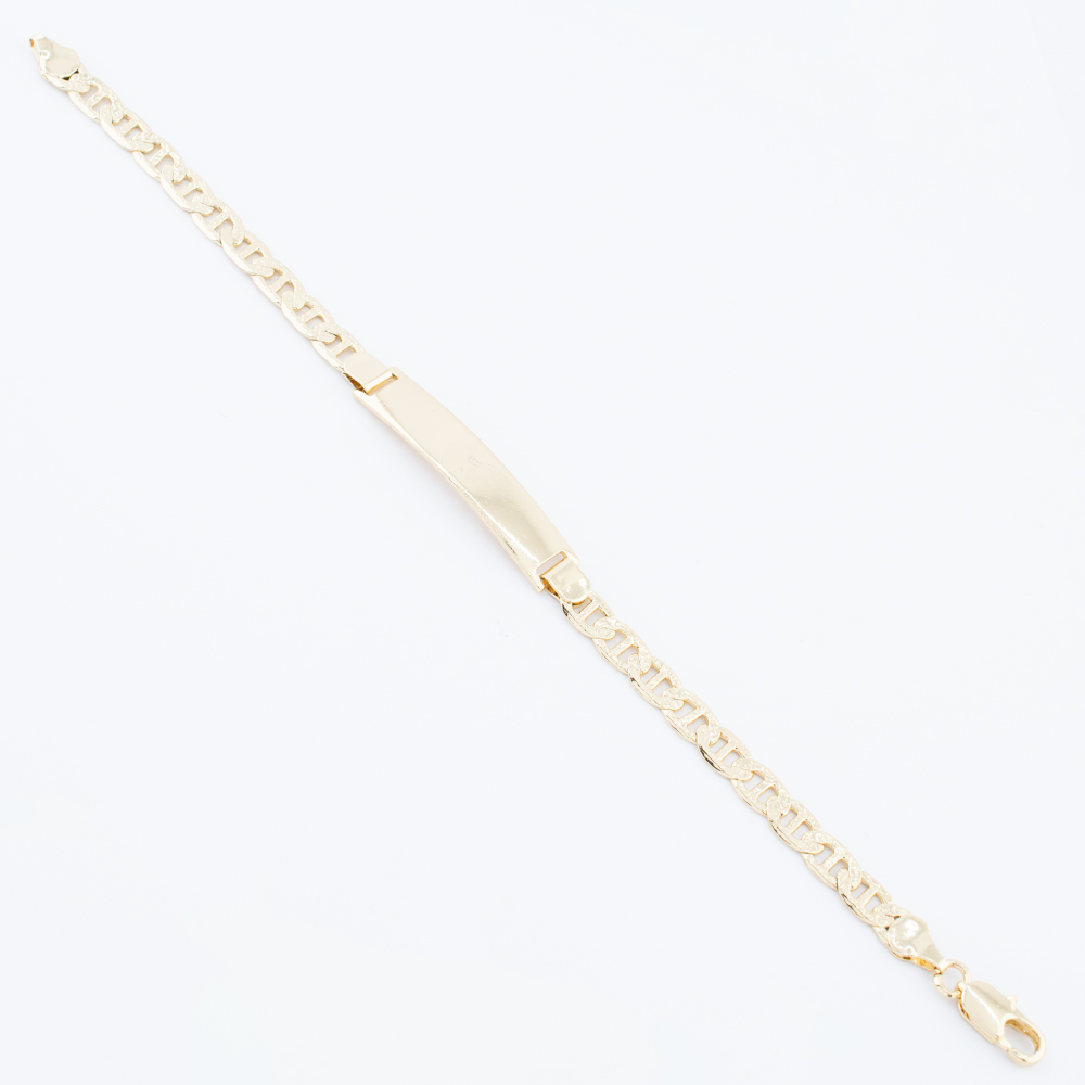 PULSERA CHAPA GOLDEN CASTING