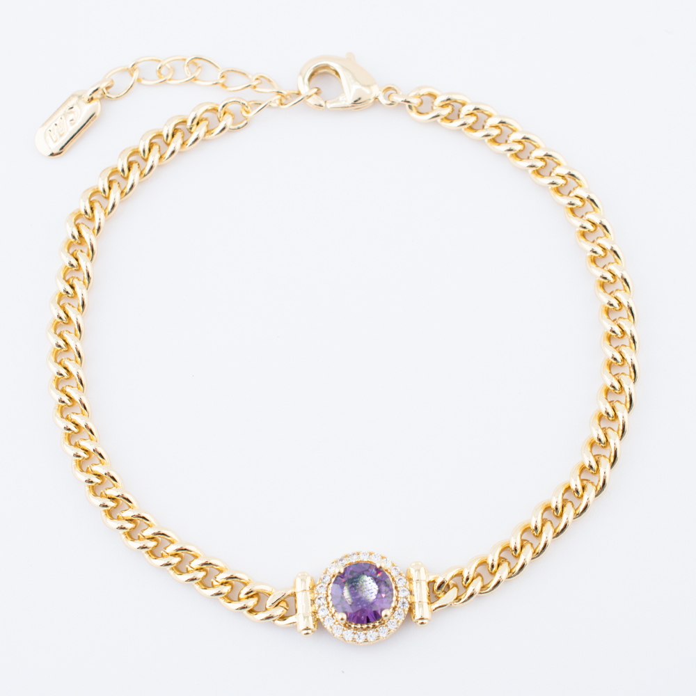 PULSERA CHAPA CRYSTIME