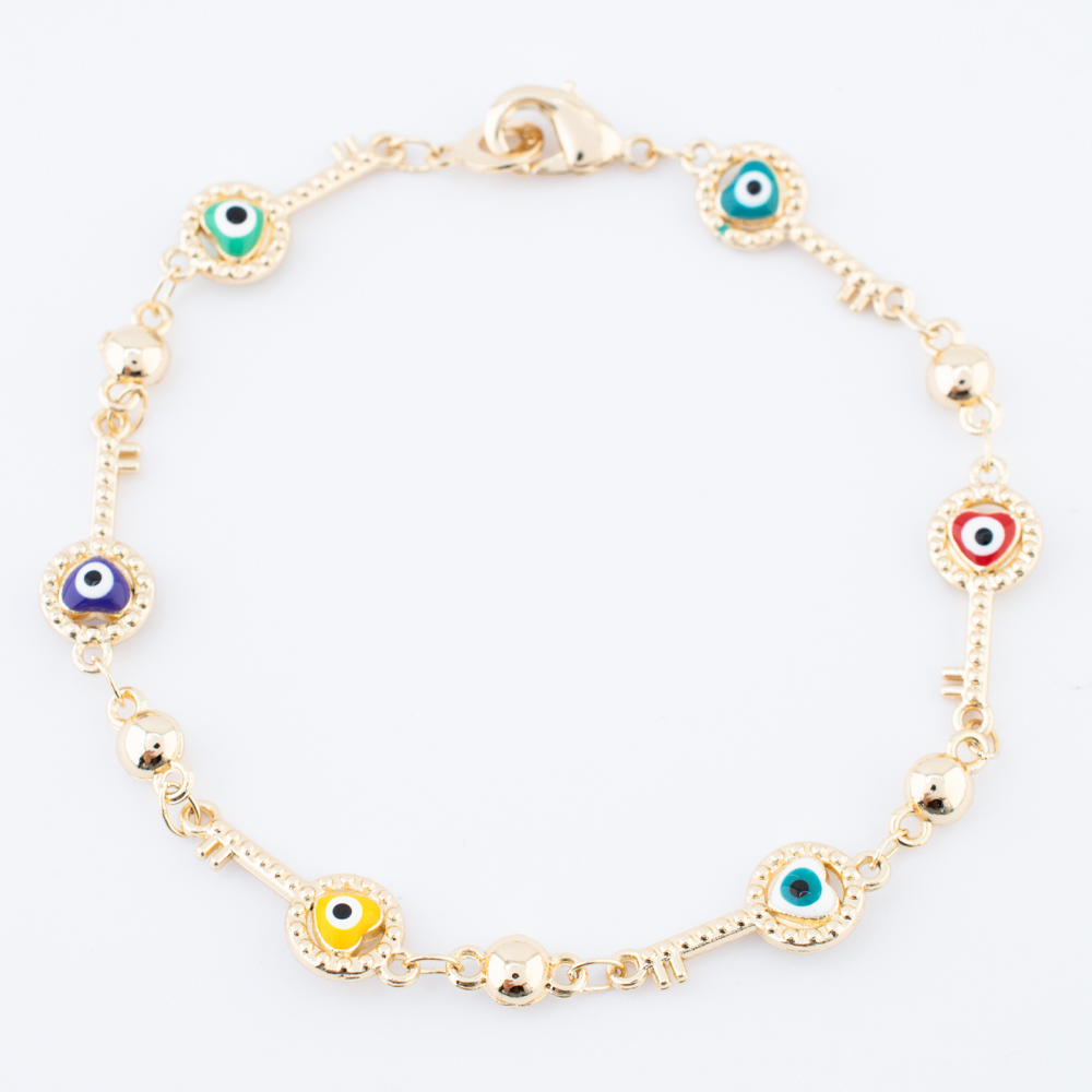 PULSERA CHAPA GOLDEN COLORS