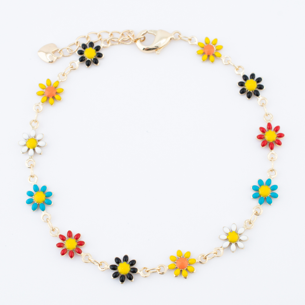 PULSERA CHAPA GOLDEN COLORS