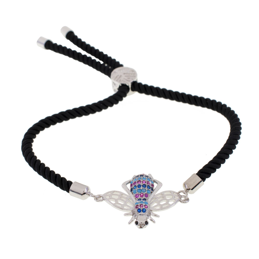 PULSERA RODIO SILVER RAINBOW