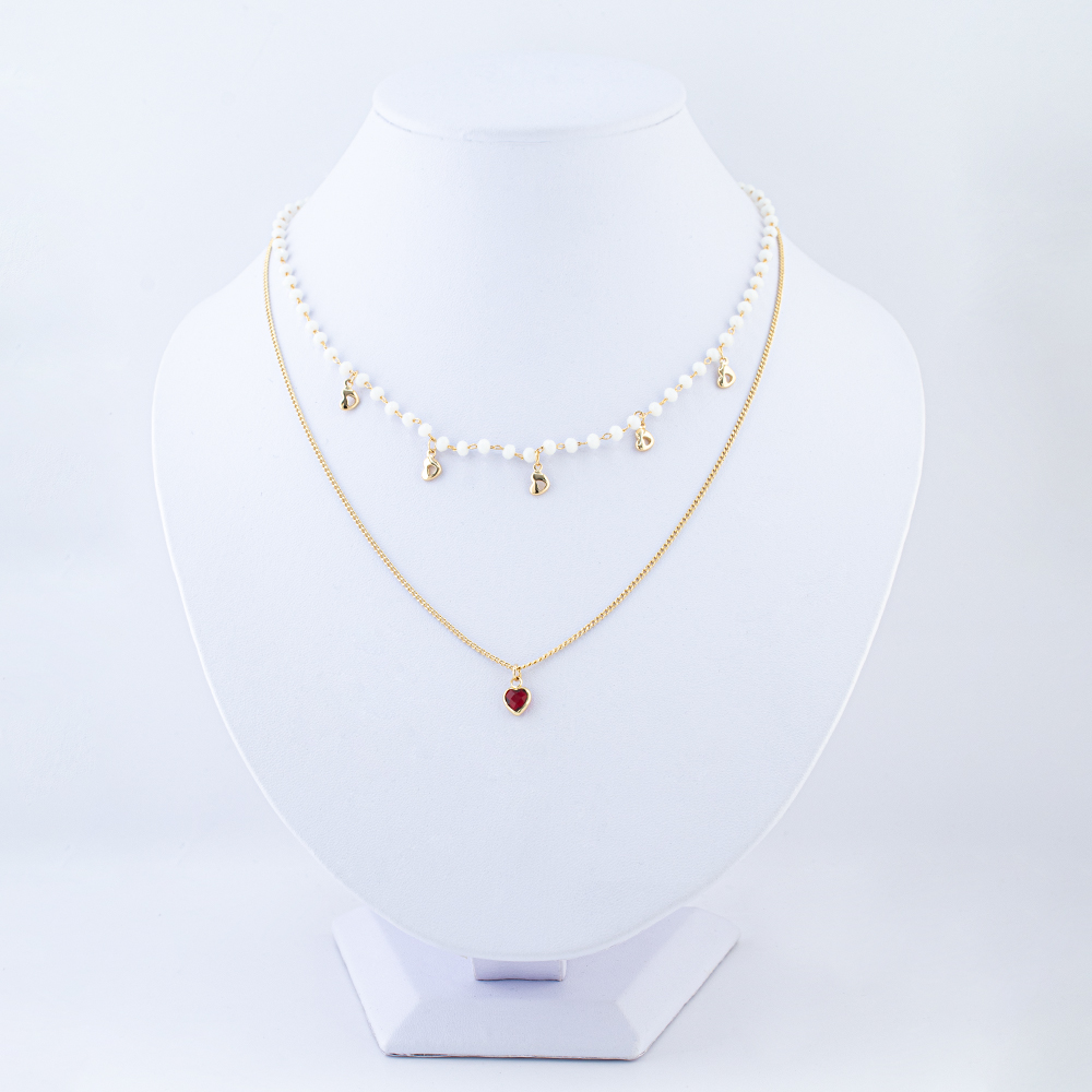 COLLAR CHAPA GOLDEN STONE