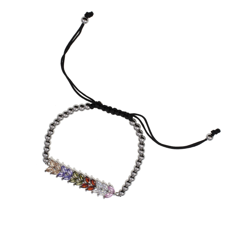 PULSERA RODIO SILVER RAINBOW