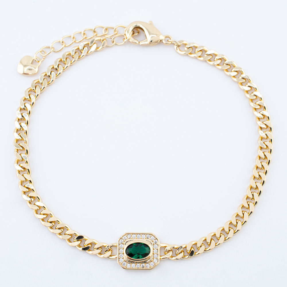 PULSERA CHAPA CRYSTIME