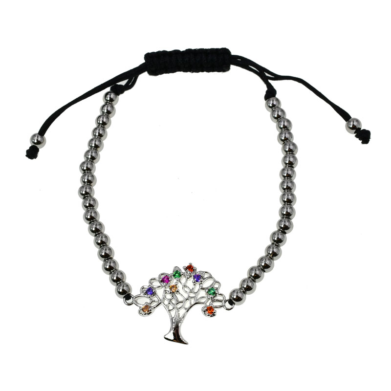 PULSERA RODIO SILVER RAINBOW