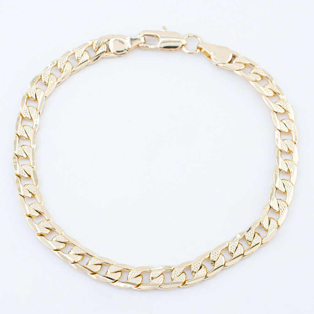PULSERA CHAPA GOLDEN CASTING