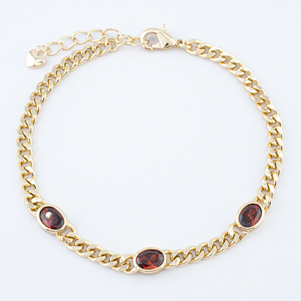 PULSERA CHAPA CRYSTIME