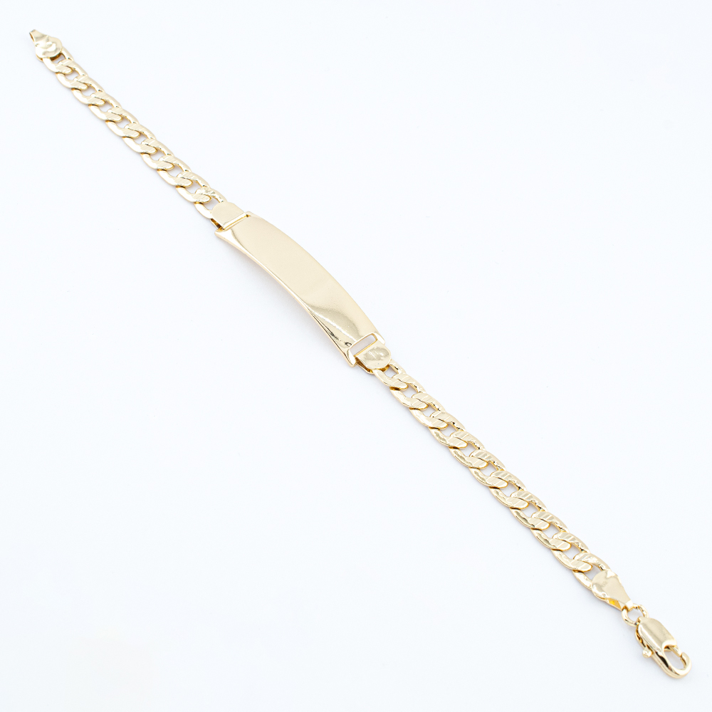 PULSERA CHAPA GOLDEN CASTING