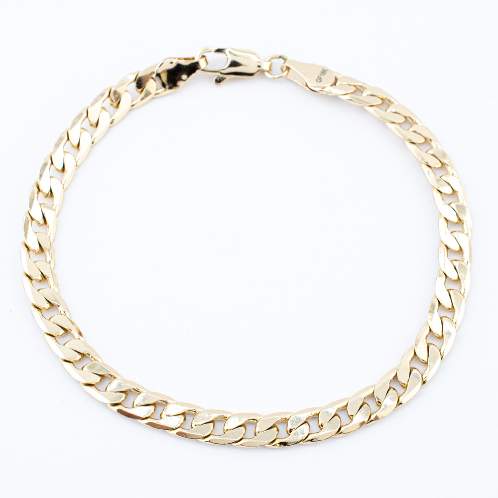 PULSERA CHAPA GOLDEN CASTING