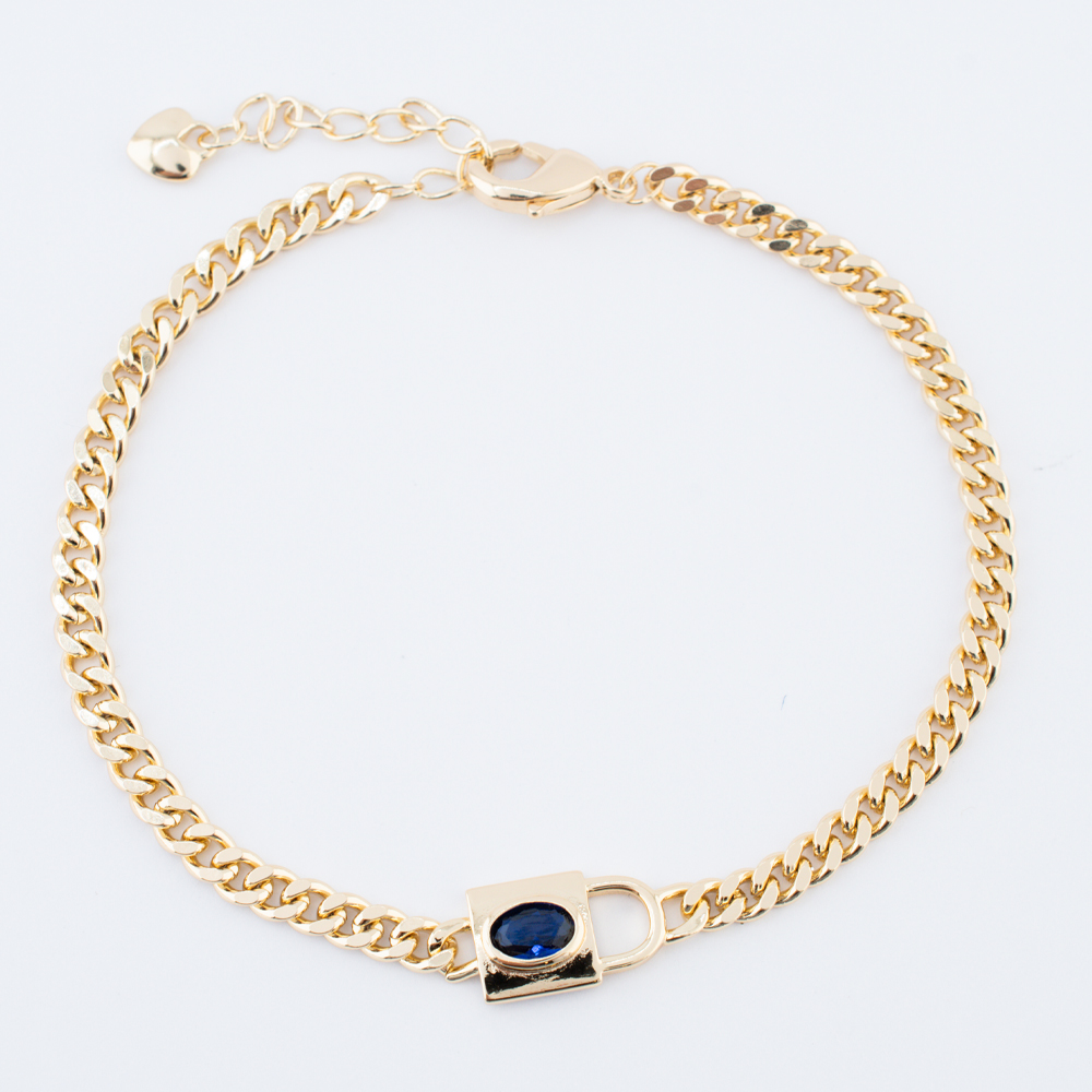 PULSERA CHAPA CRYSTIME