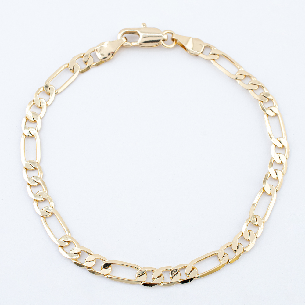 PULSERA CHAPA GOLDEN CASTING