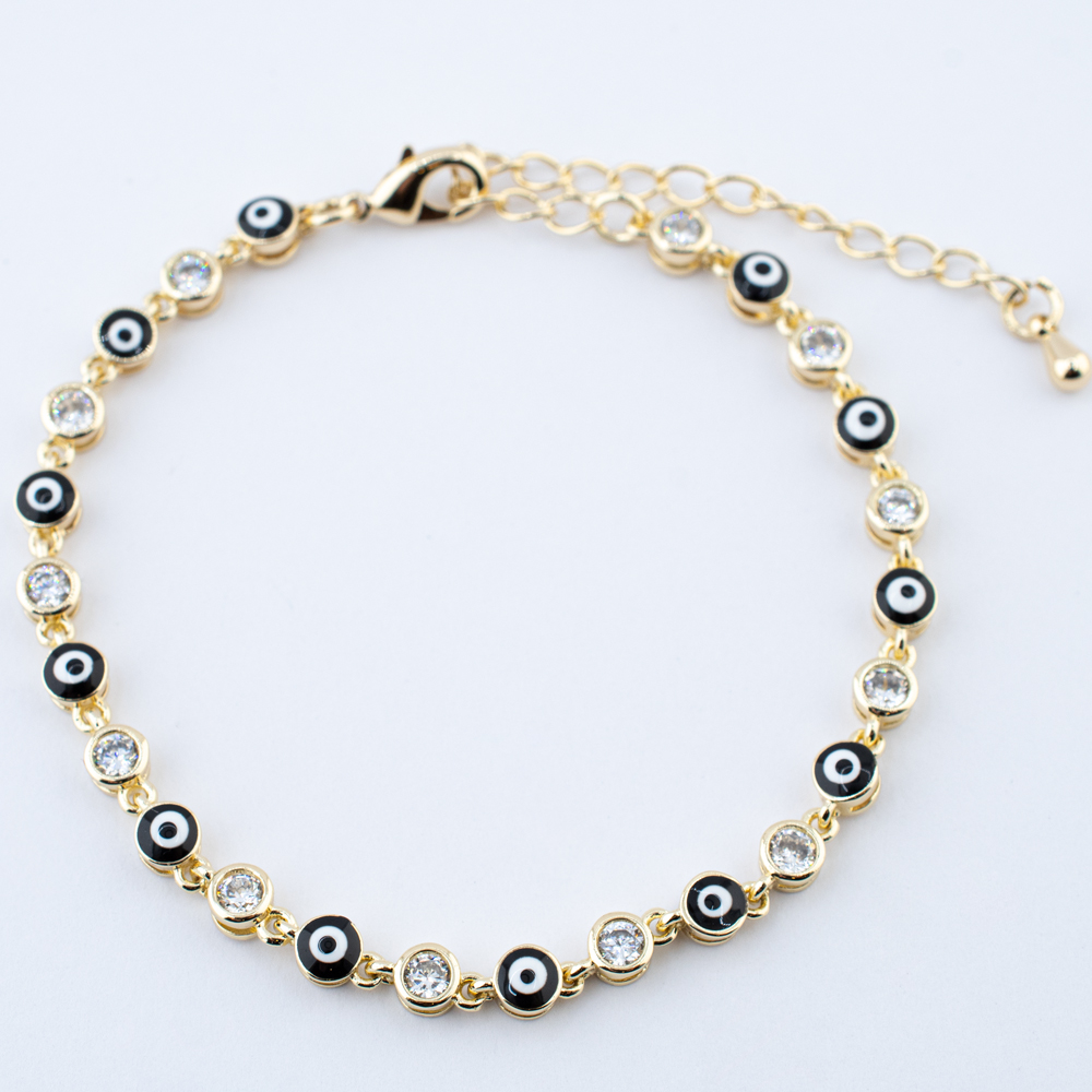 PULSERA CHAPA GOLDEN COLORS