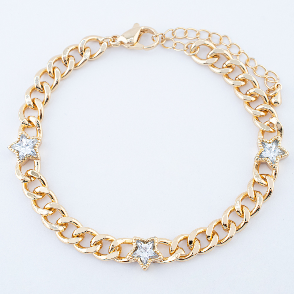 PULSERA CHAPA CRYSTIME