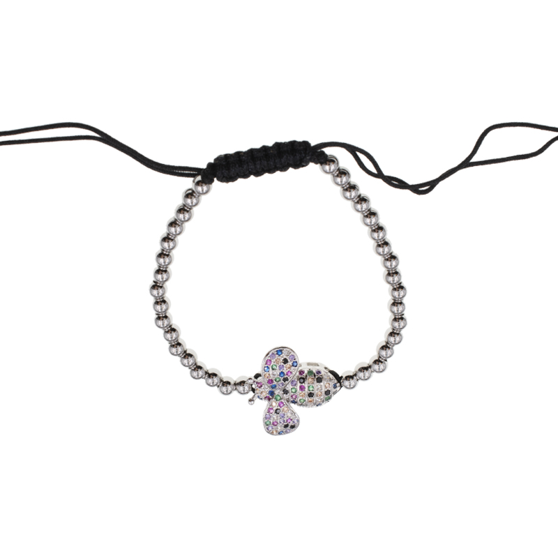 PULSERA RODIO SILVER RAINBOW