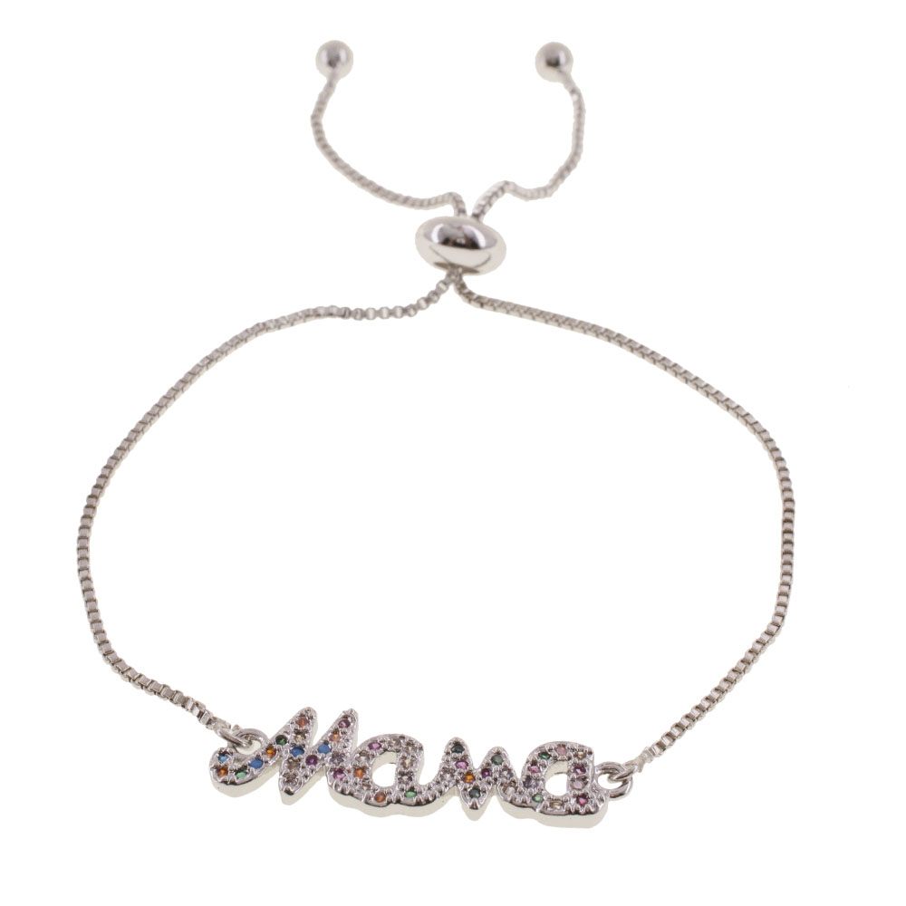PULSERA RODIO SILVER RAINBOW