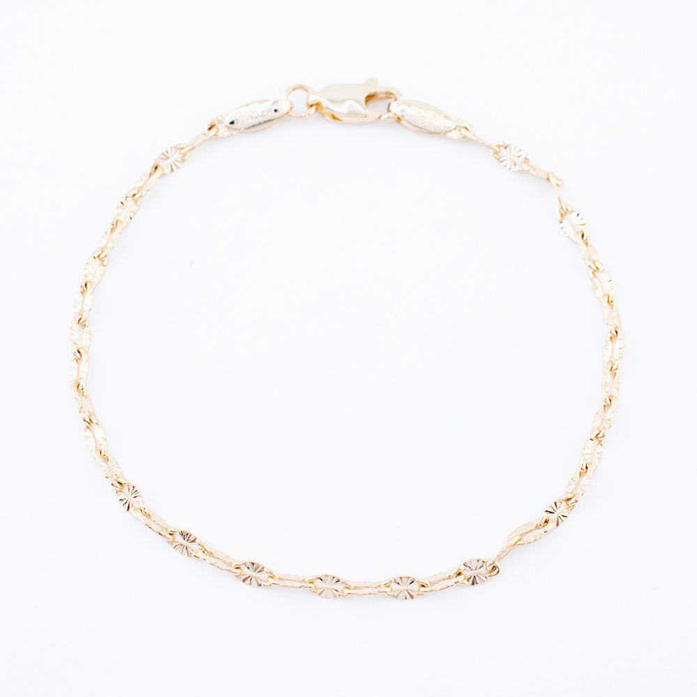 PULSERA CHAPA GOLDEN CASTING