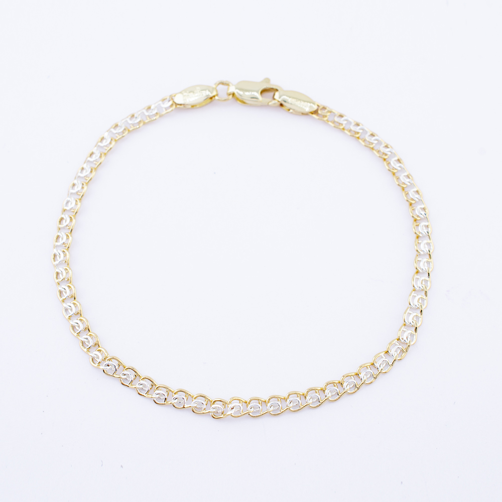 PULSERA BITONO GOLDEN CASTING