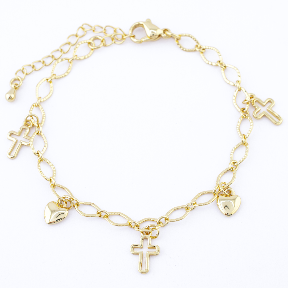 PULSERA CHAPA GOLDEN CASTING