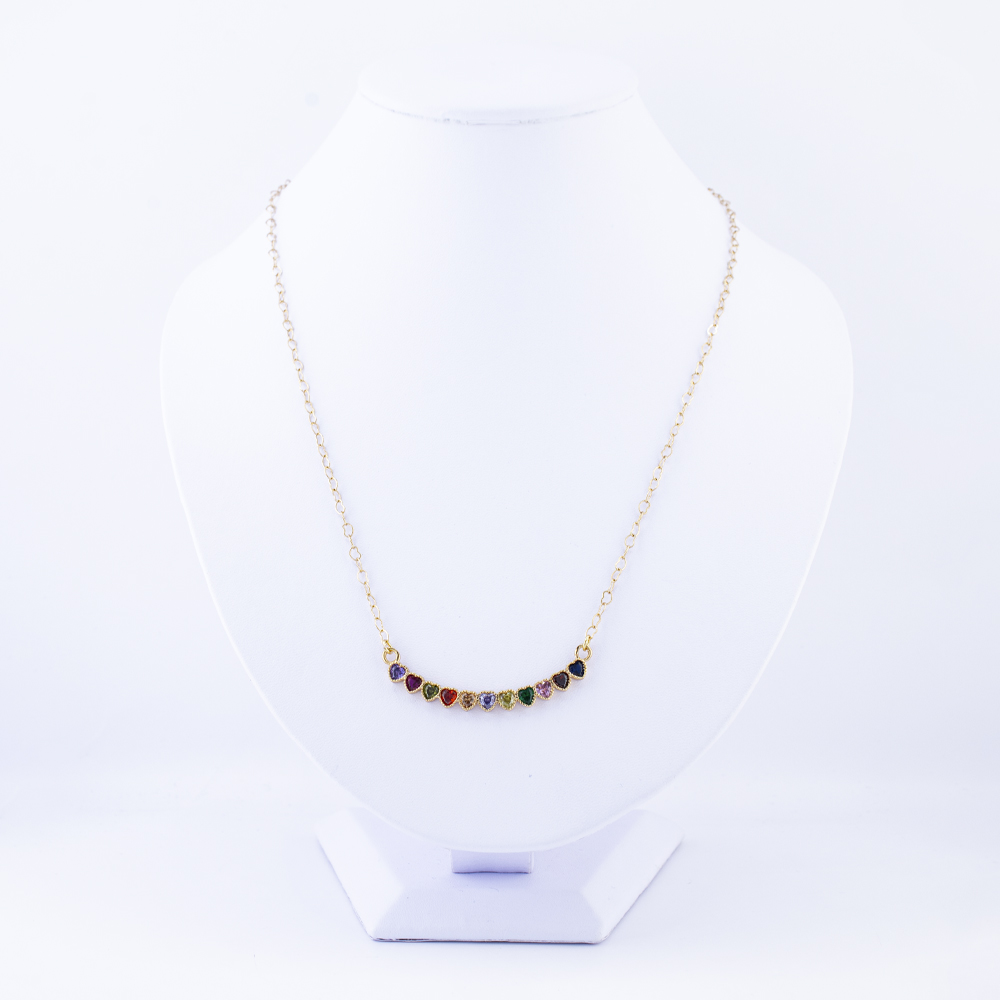 COLLAR CHAPA GOLDEN RAINBOW