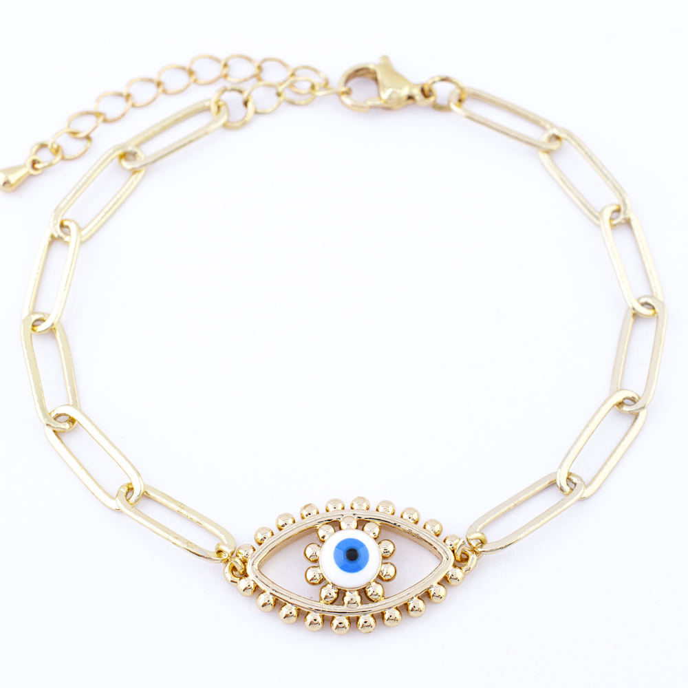 PULSERA CHAPA GOLDEN COLORS