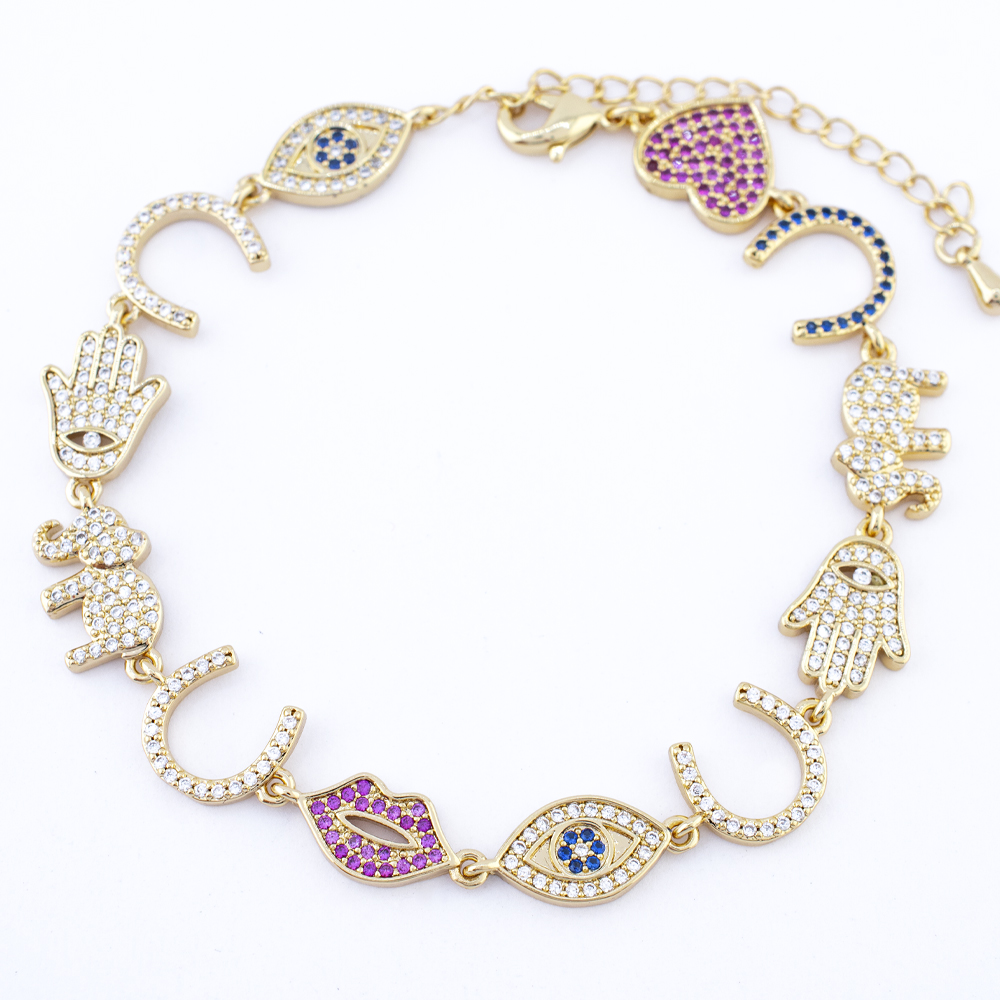 PULSERA CHAPA CRYSTIME
